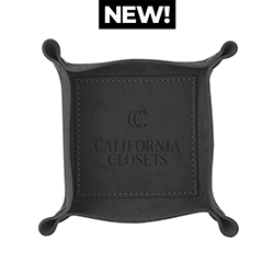 LEATHER VALET TRAY